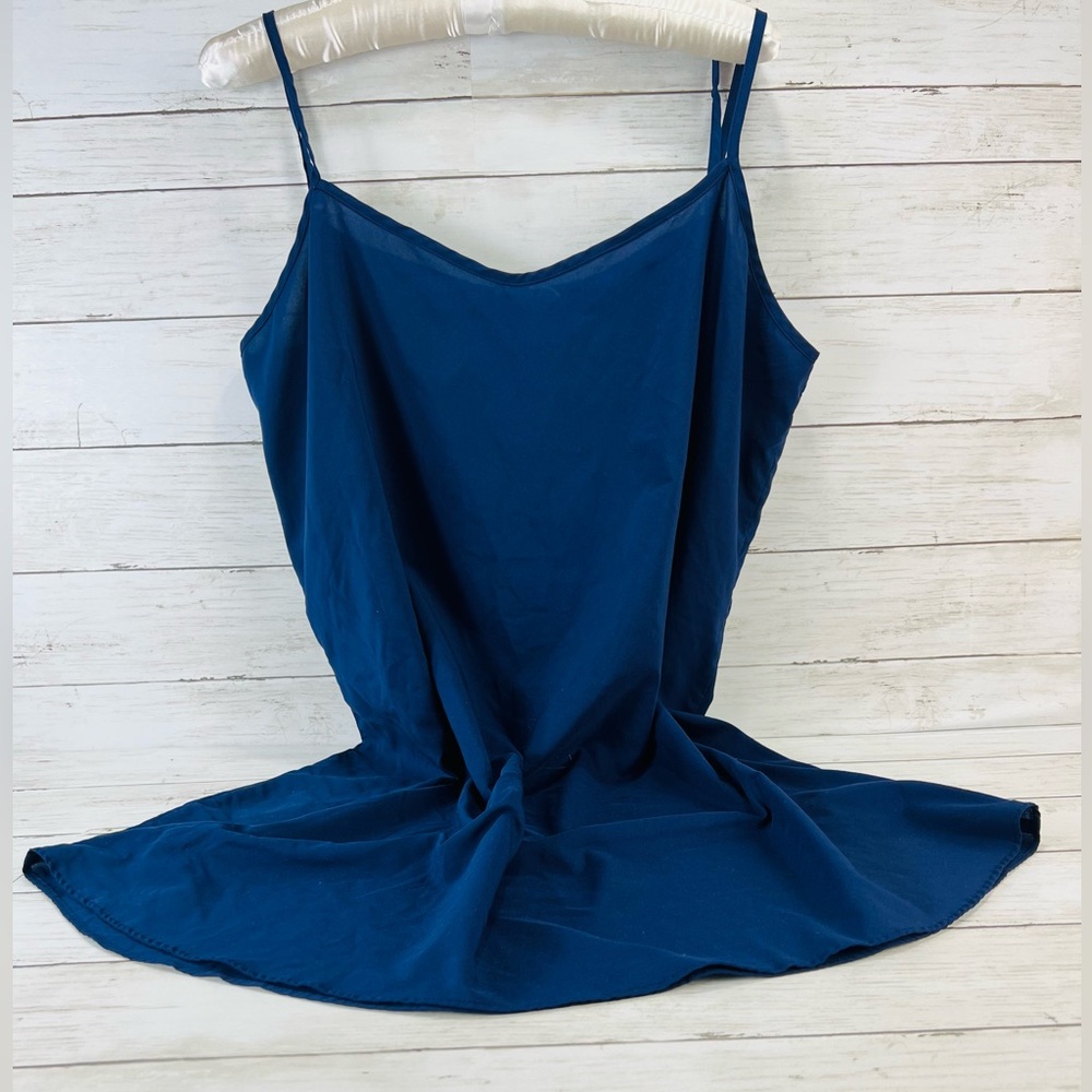 GAP Womens XL Pullover Spaghetti Strap Tank Top Navy Blue